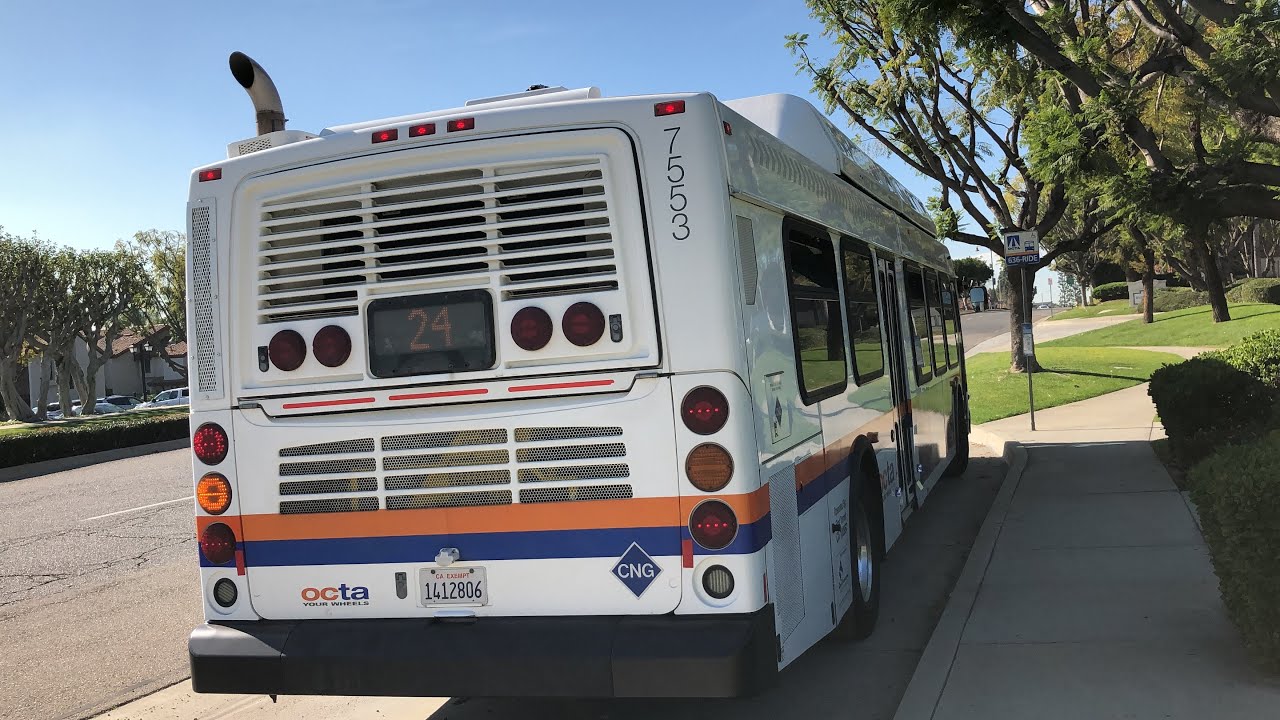 (ROUTE 24 SPECIAL PT.1) OCTA 2008 New Flyer C40LFR #7553