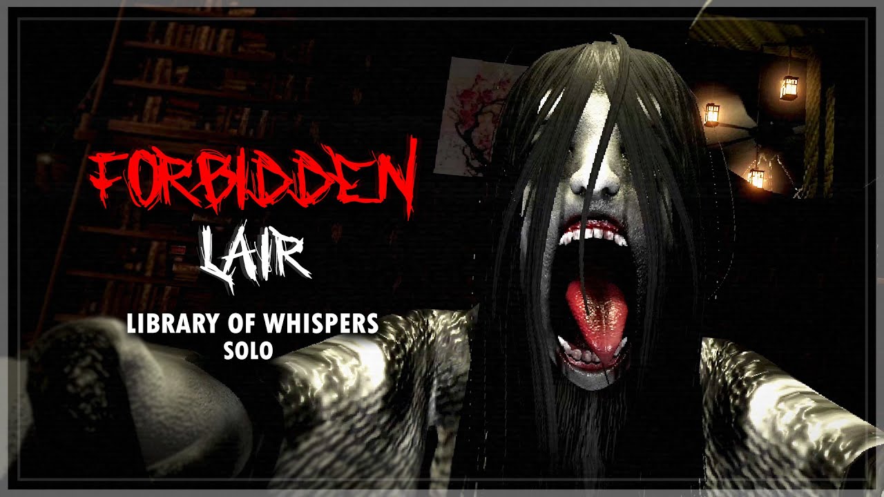 Forbidden Lair - Library Of Whispers - Solo (Full Walkthrough) | Roblox