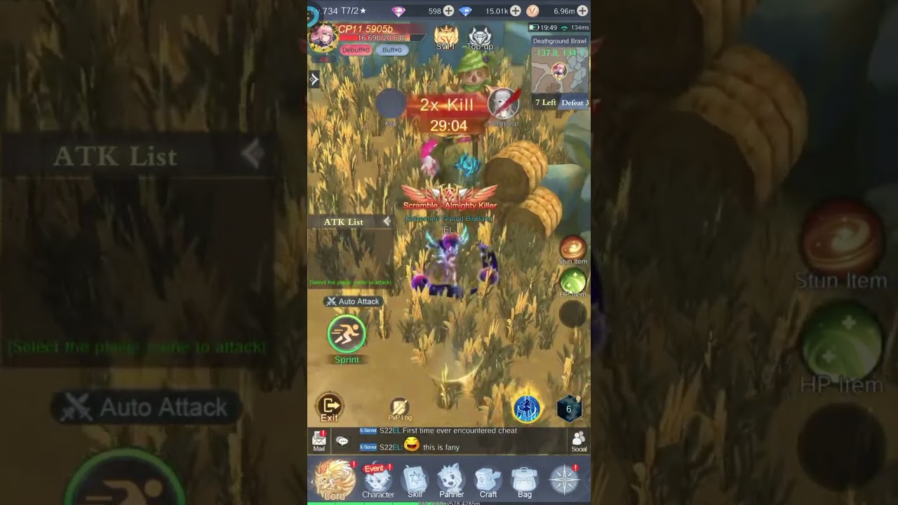 SKY UTOPIA 2023 - CAUGHT a CHEATER on game ‼️