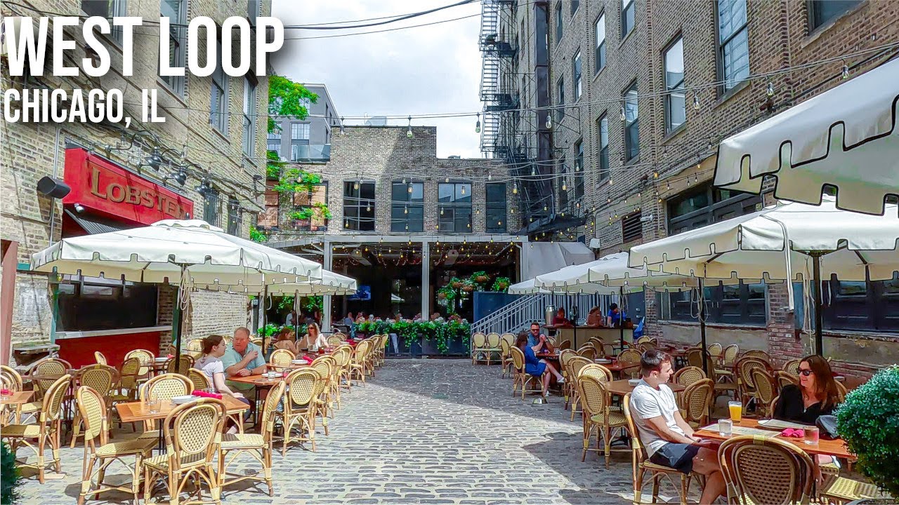Randolph Street in the West Loop Chicago Neighborhood - Walk With Us!