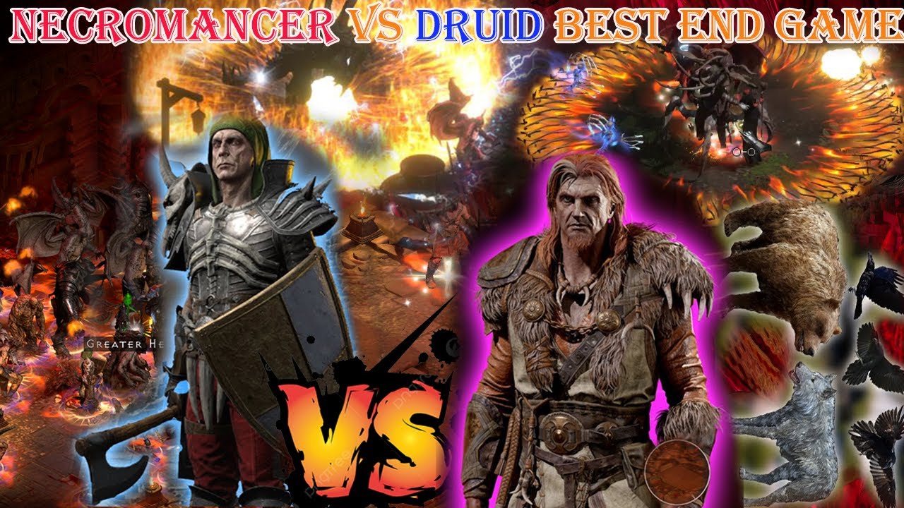 Summoner Necromancer Vs Summoner Druid Build End-Game For Uber Tristram in Diablo 2 Resurrected