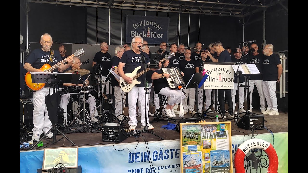 Shantychor Butjenter Blinkfüer Auftritt am 13.07.2025 11.00 Uhr bis 13.00 Uhr