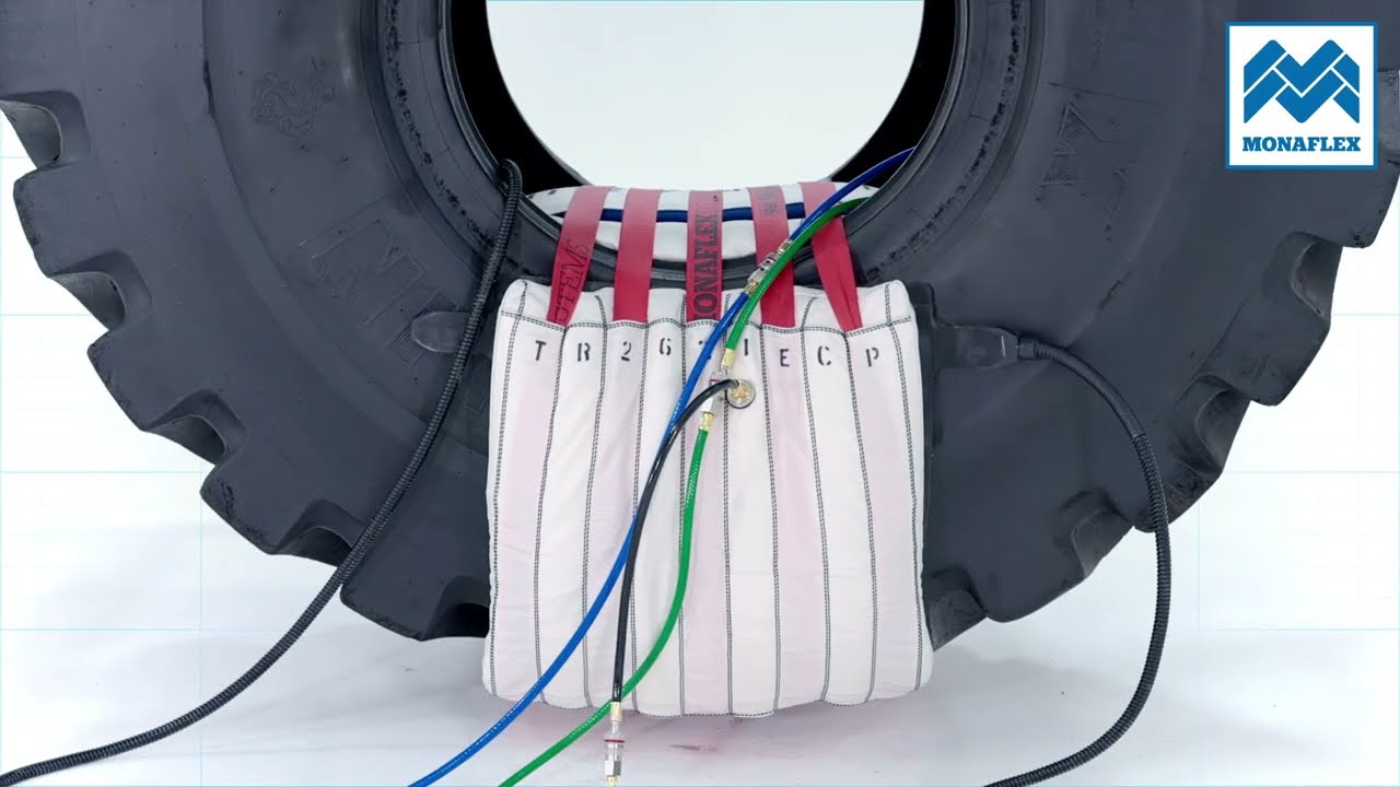 NEW Monaflex Tutorial - Custom OTR  - repairing OTR tyres (13.00 - 29.5