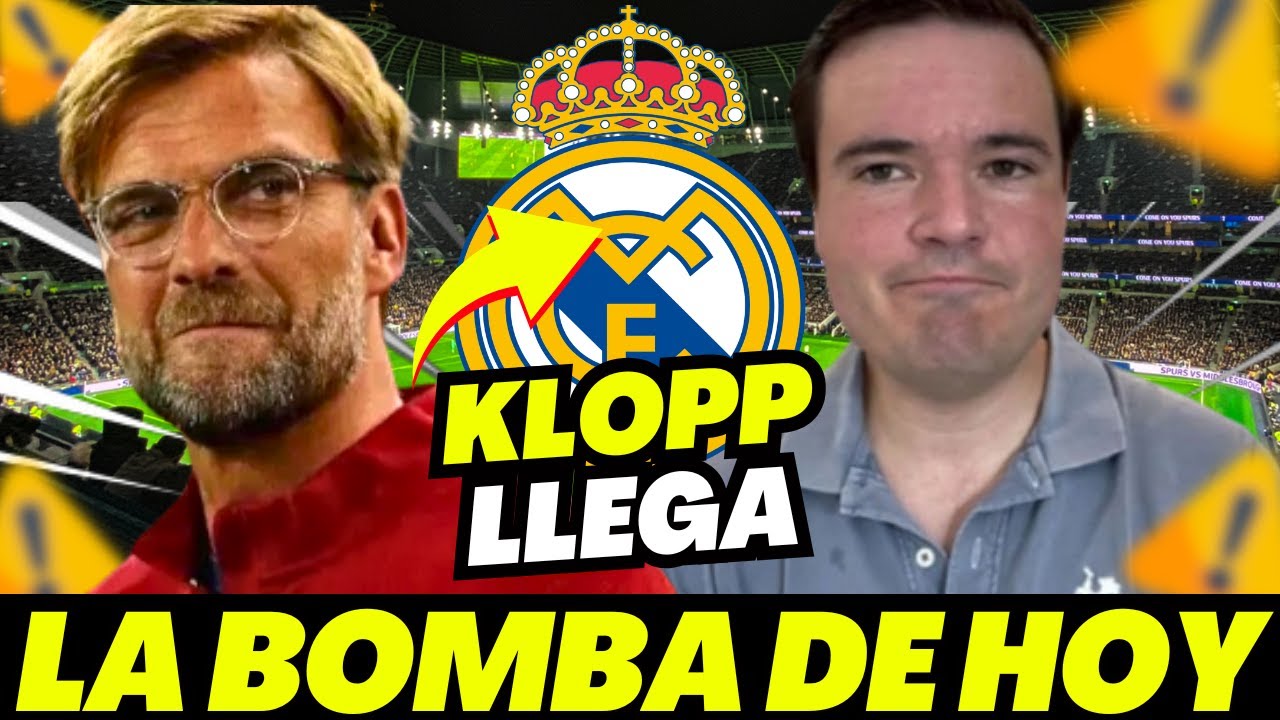 🚨😱¡URGENTE! ¡KLOPP VIENE AL REAL MADRID! ¡LA NOTICIA QUE SACUDIÓ A EUROPA!