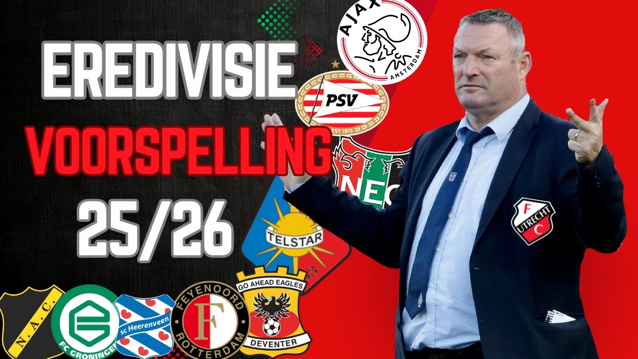 MIJN EREDIVISIE VOORSPELLING 25/26 (TELSTAR KAMPIOEN)