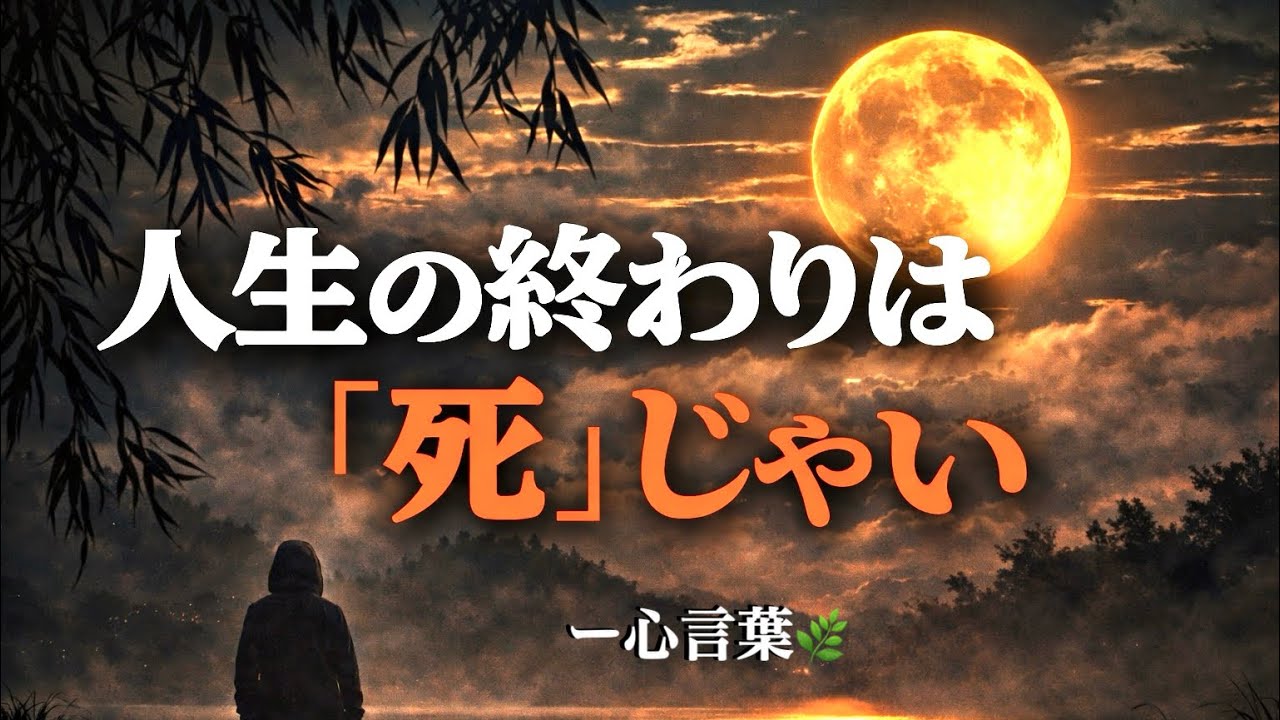 人生の終わりは「死」じゃない。人は忘れられた時に終わる。だから今を大切に、自分らしく生きよう。#名言 #言葉 #感動 #自己啓発 #前向き #幸せ #勇気 #生き方 #人生 #深い言葉