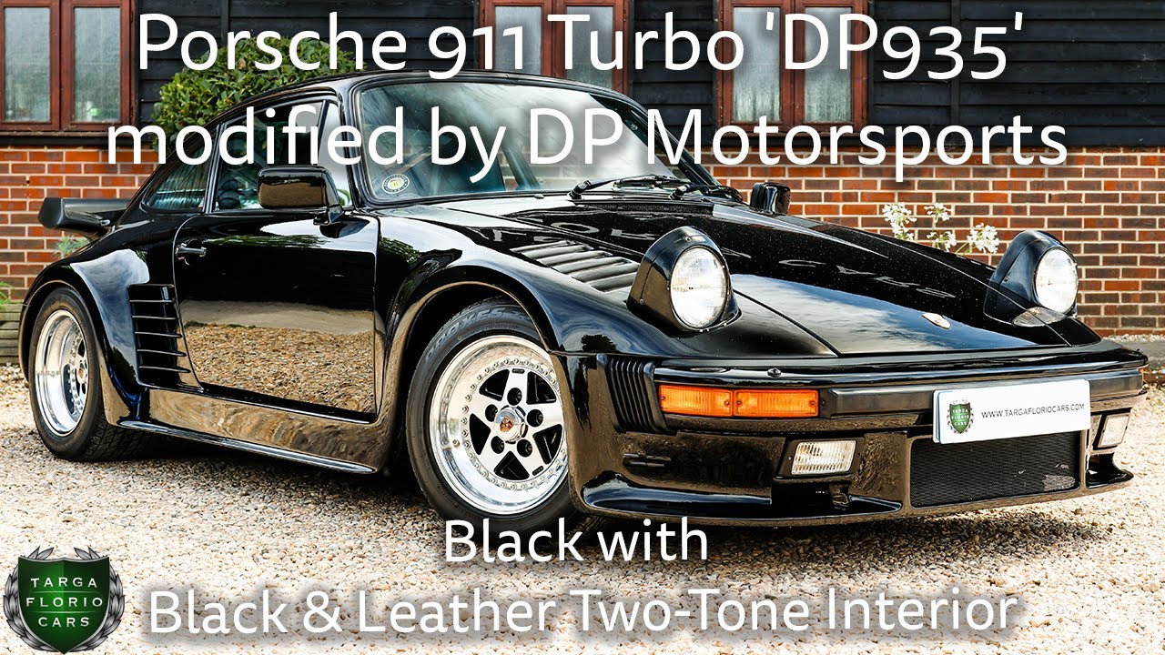[4K] Porsche 911 Turbo 'DP935' modified by DP Motorsports registered December 1989 (E) in Black