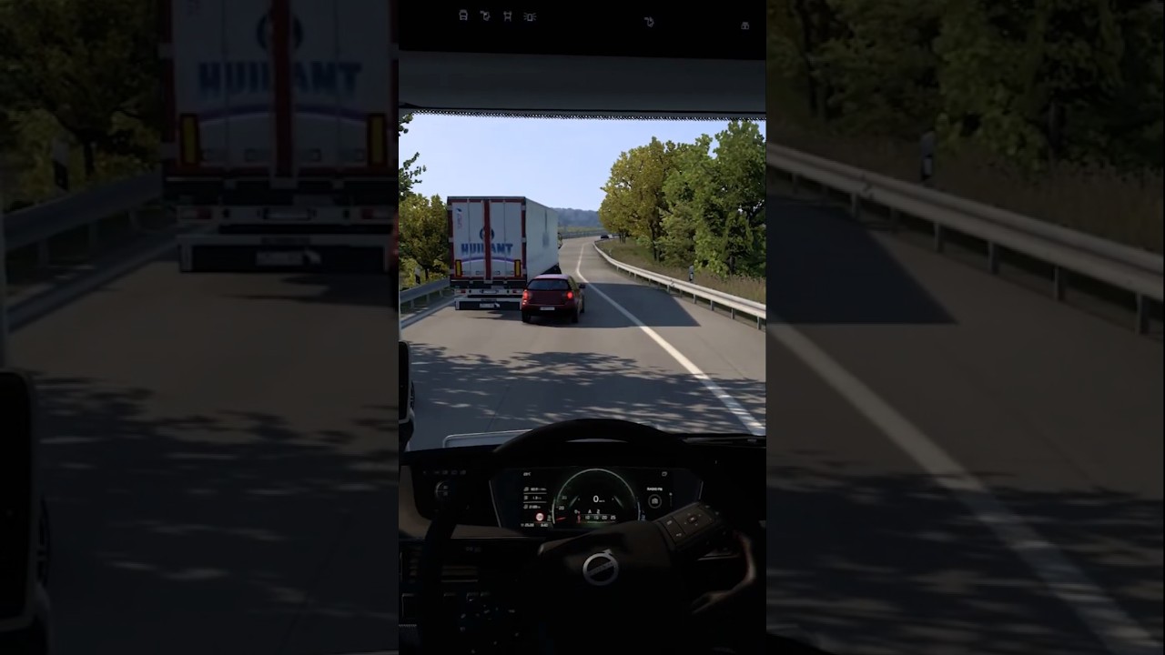 Accident in Euro Truck Simulator 2 Gameplay