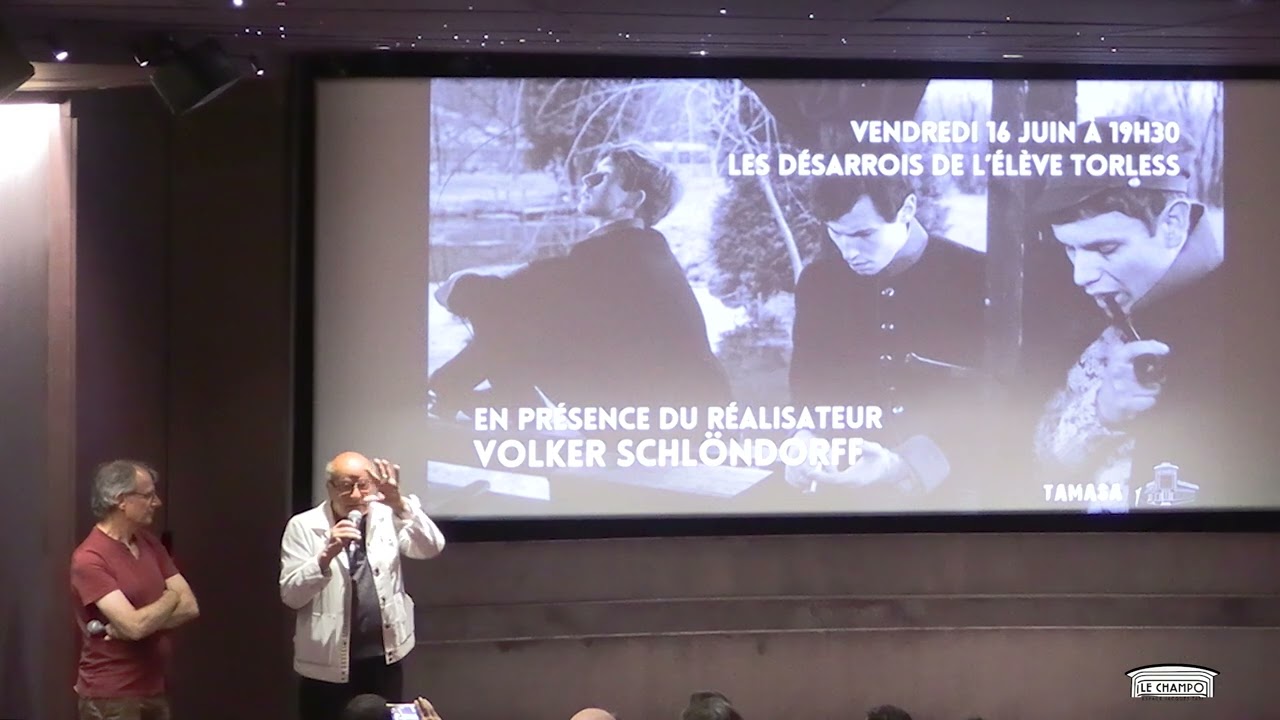"Les Désarrois de l'élève Törless" de Volker Schlöndorff présenté par le réalisateur