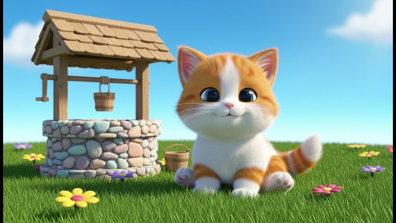 Ding Dong Bell | Classic Nursery Rhyme for Kids 🎶🐱 | Fun 3D Animated Song