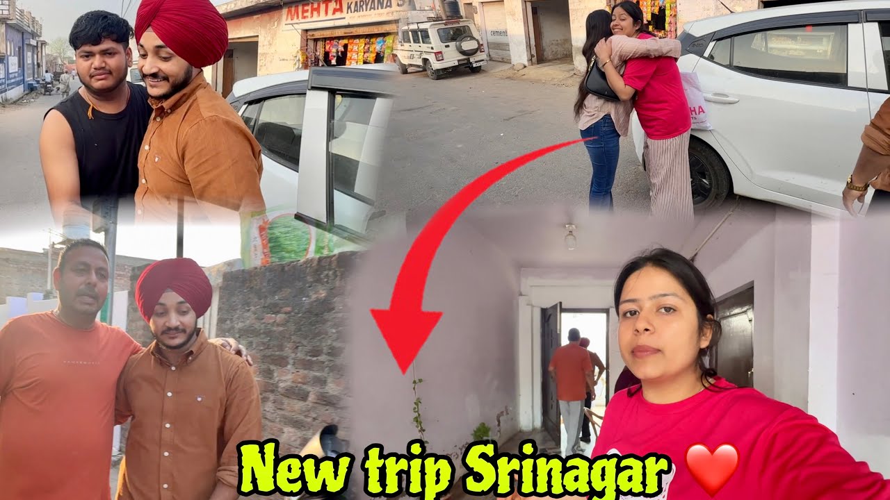 New trip Srinagar 😱❤️Enjoy with family ❤️Nakul Suniara Vlog(Jammu to Srinagar)Coming soon new vlogs 