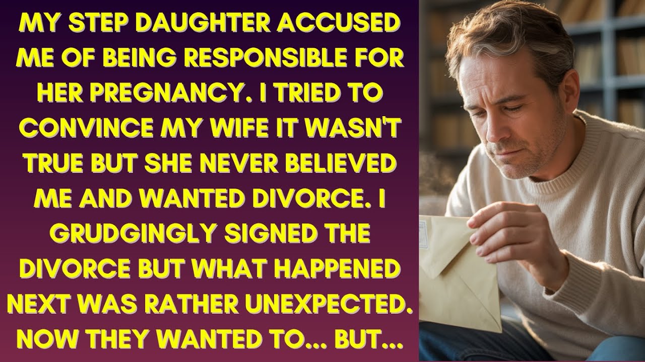 MY STEP DAUGHTER ACCUSED ME OF BEING RESPONSIBLE FOR HER PREGNANCY. SO I...