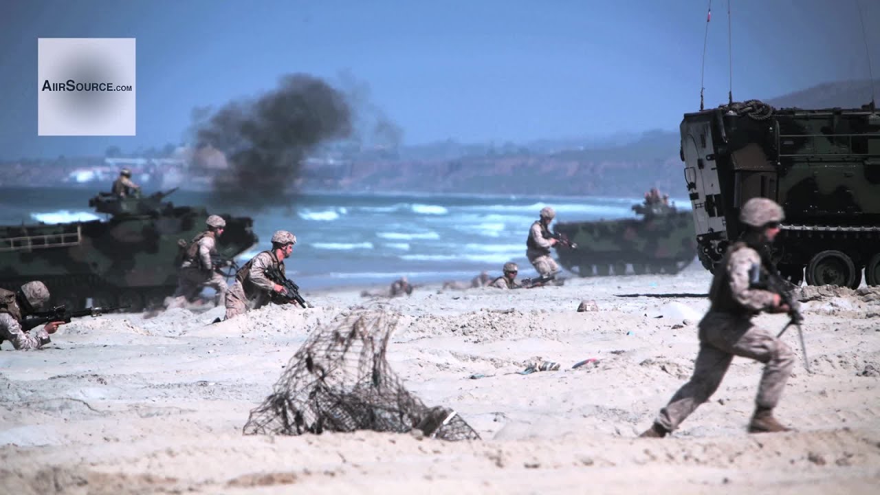 US Marine Amphibious Warfare - 4th Assault Amphibious Battalion's Annual Training