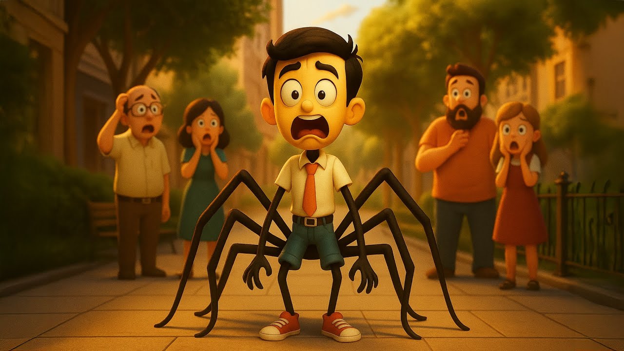 What if we started walking like a Spider? | #aumsum #kids #cartoon #science