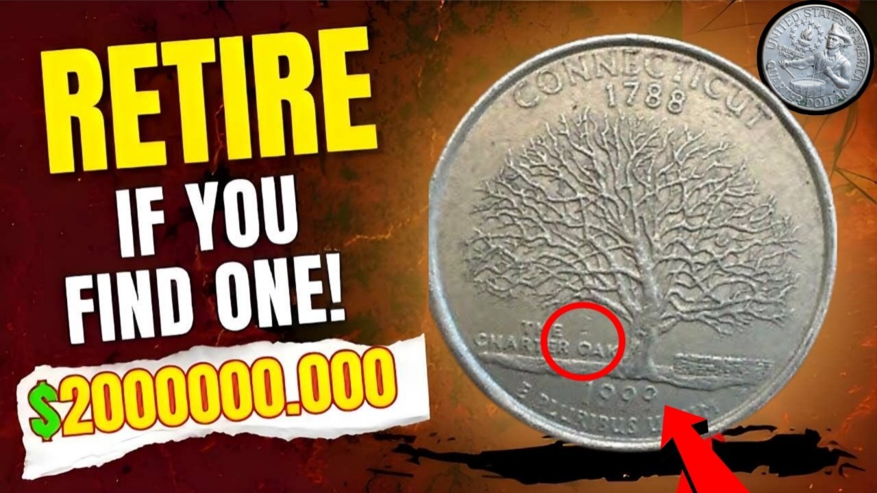 Don't Spend These 1999 Connecticut state quarters Worth Money - It Just Sold for $475,000!
