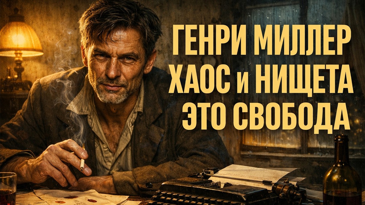 ГЕНРИ МИЛЛЕР: Почему ХАОС и НИЩЕТА — это лучшее, что может с тобой случится? Уроки главного БУНТАРЯ!