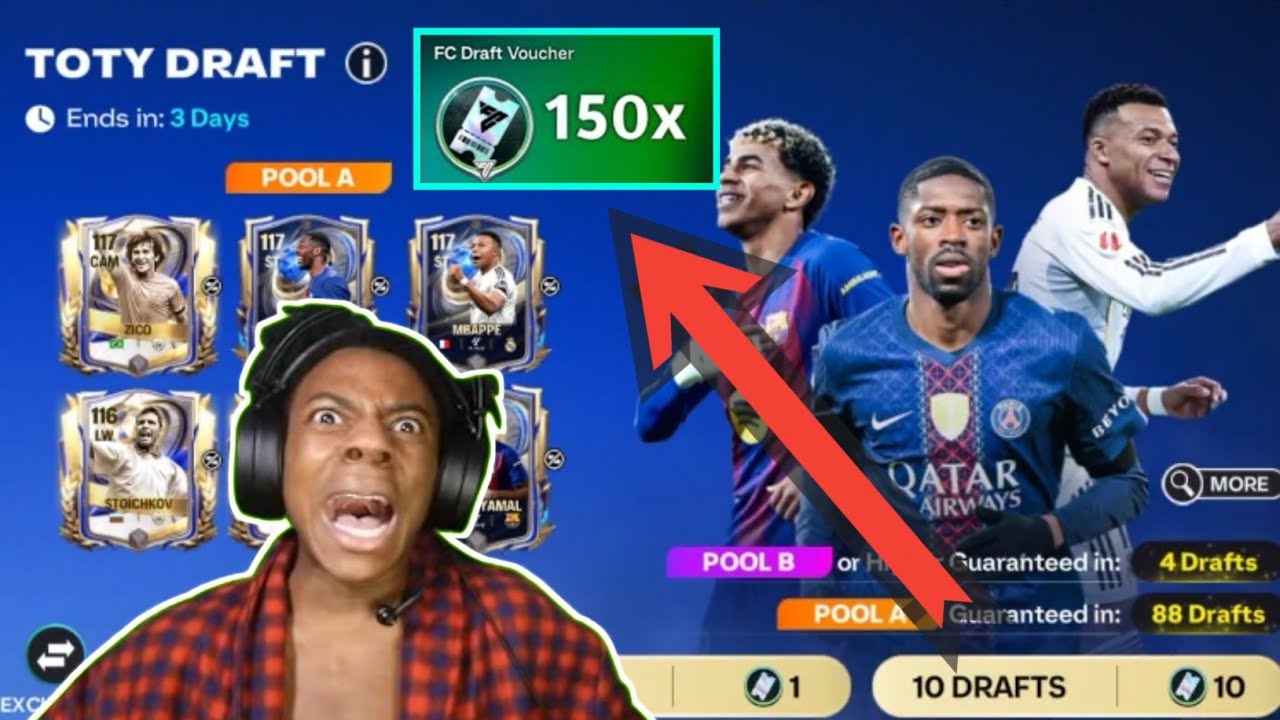 EA FC MOBILE 26 =🤯 I Open 100x  Toty Draft Voucher Pack // 