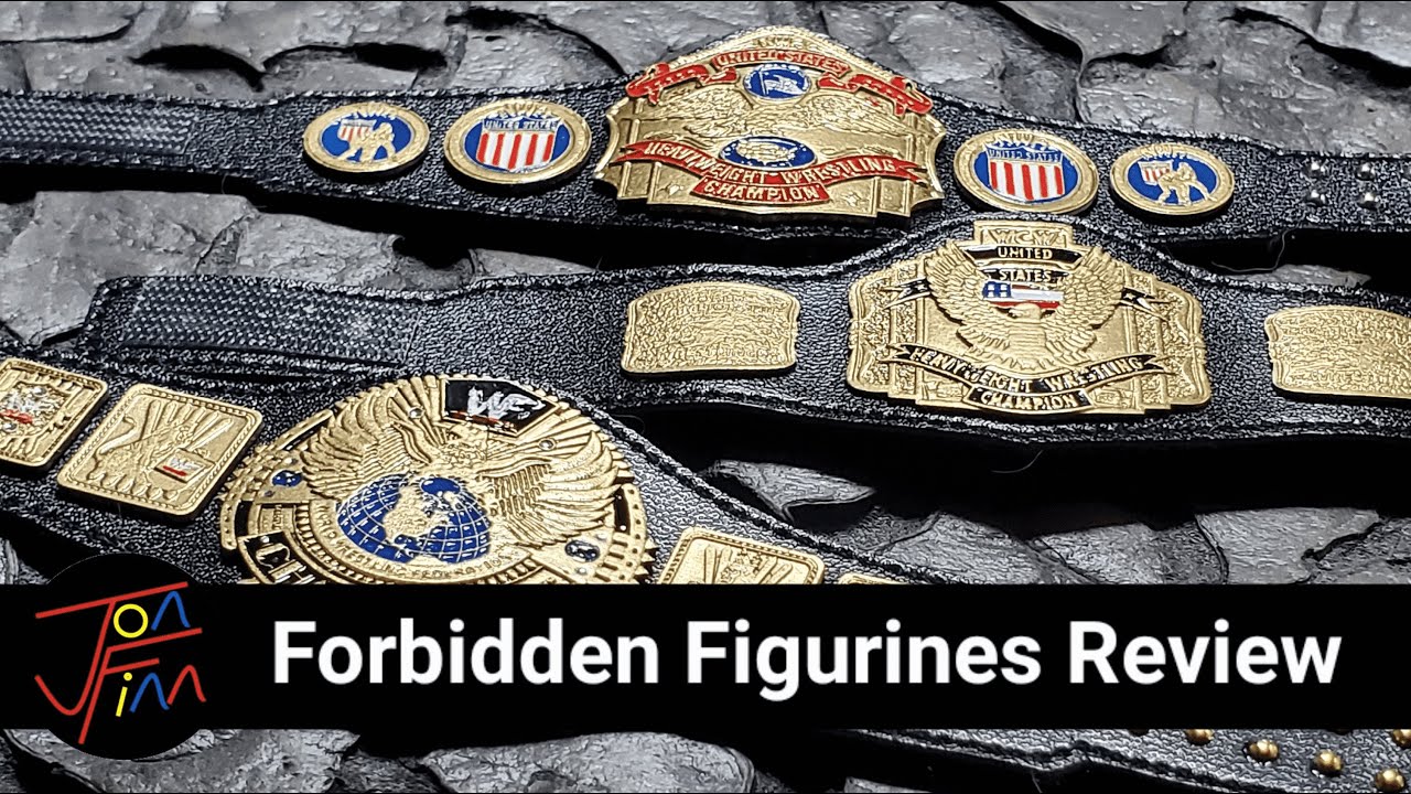 Forbidden Figurines Elite Belt Review; Big Ealgle, WCW and NWA United States Championship Belts!