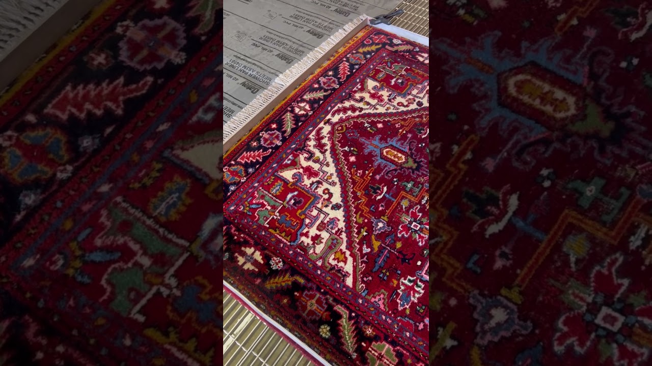 Two ways Cleaning Oriental Rug, computer or remote control #petpeepee #rugcleaning #antiquerug #meir