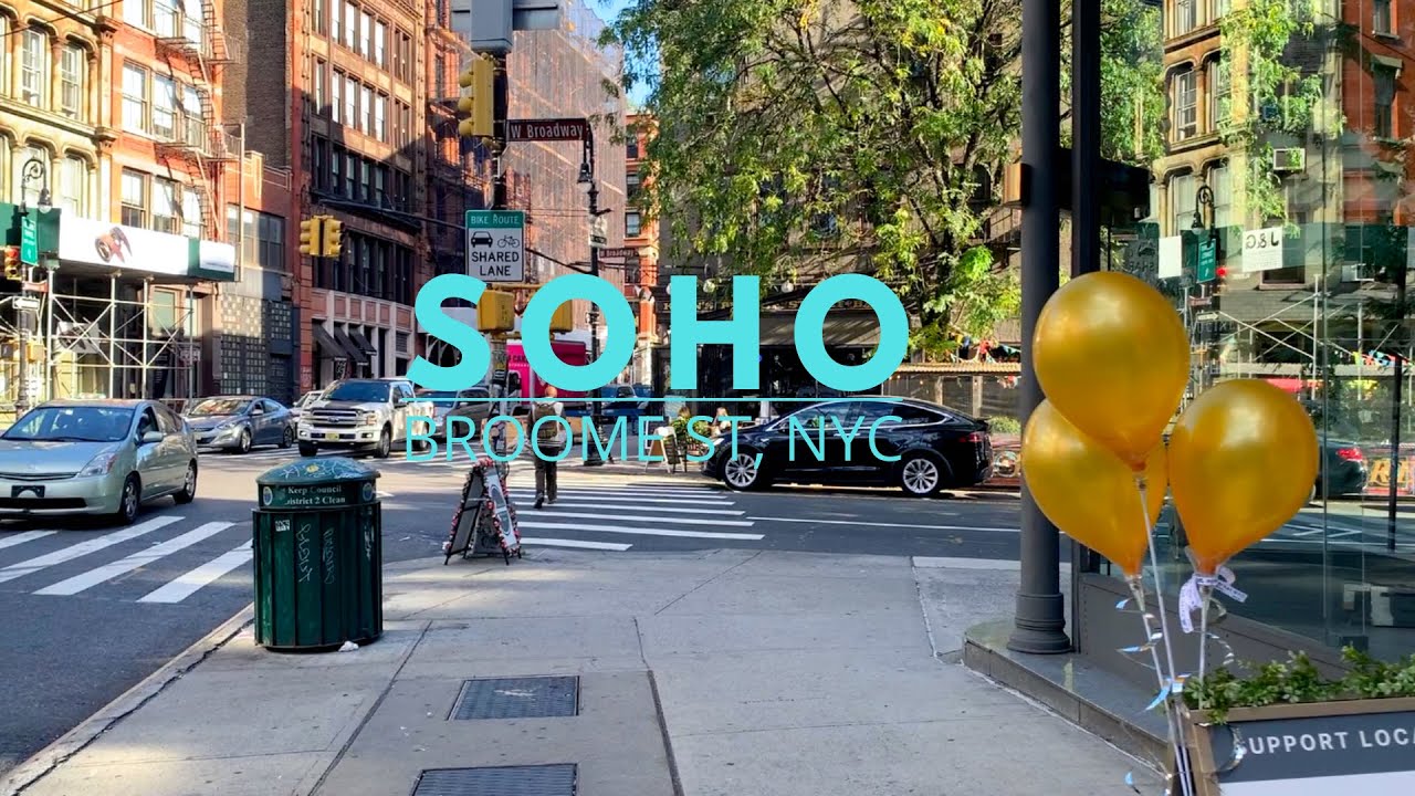 🇺🇸NYC WALK | WALKING NYC TRENDY BROOME ST IN SOHO, NYC🗽