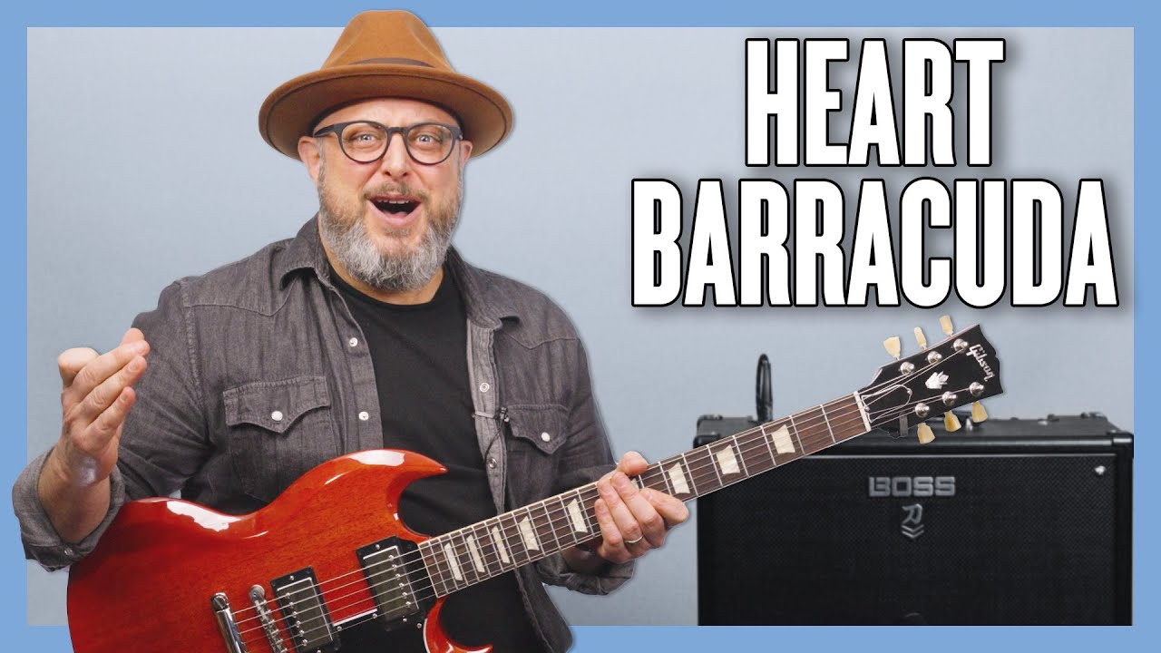 Урок игры на гитаре Heart Barracuda + обучение
