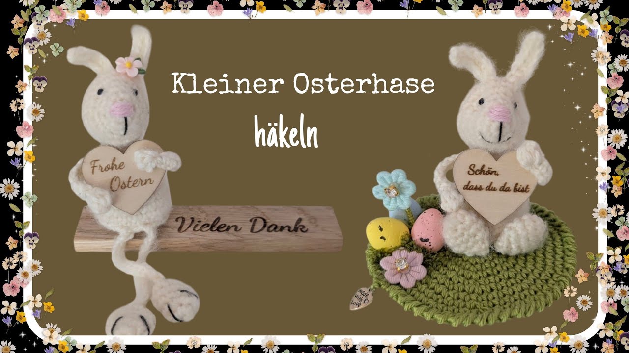 Osterhase häkeln🧶🐇schnell und einfach ❤️