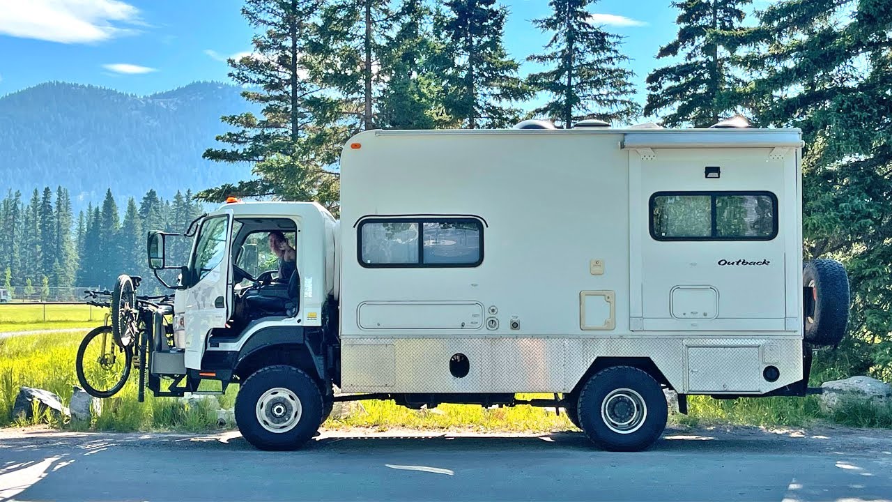 Finding a Camp Spot FAIL - Living on the Road in a Fuso Canter 4x4 Truck Camper through Canada