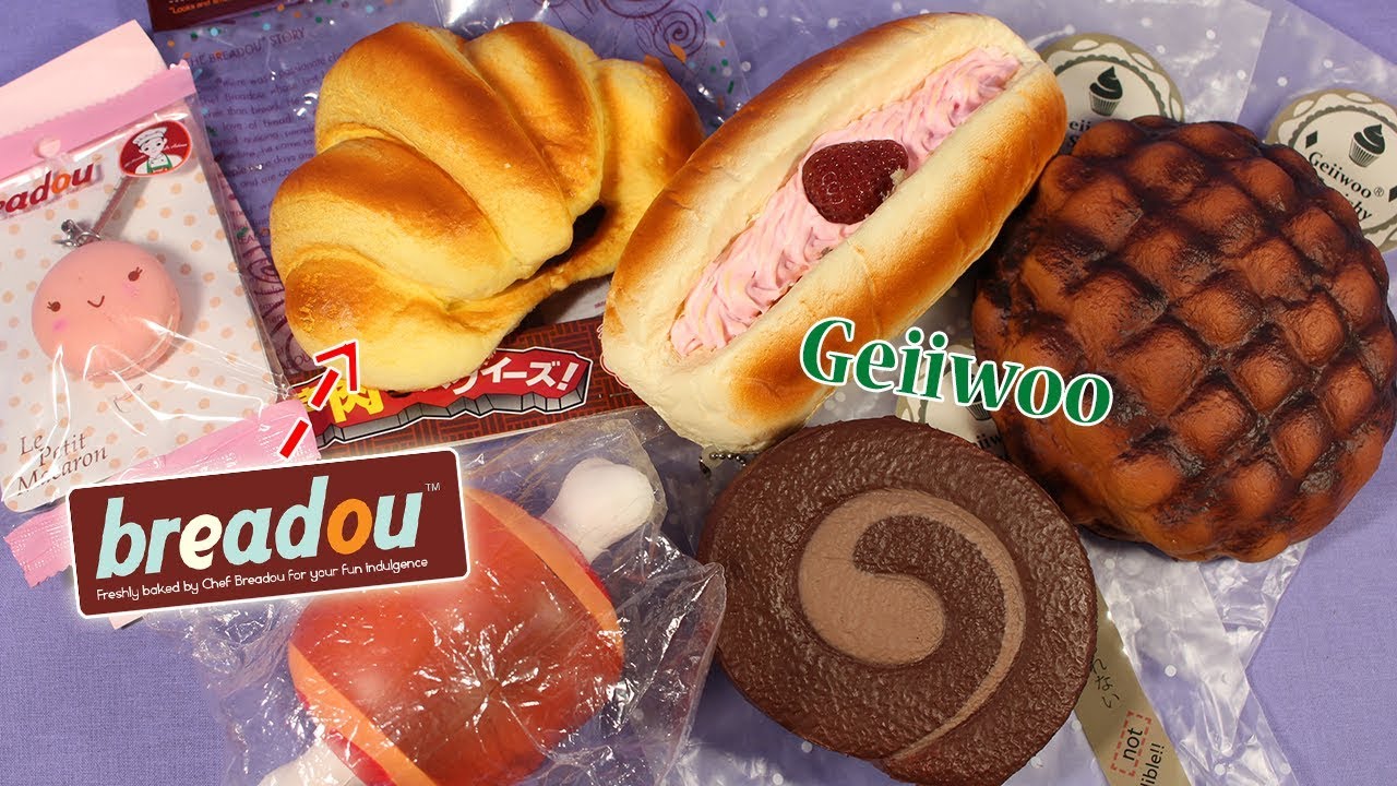 Breadou and Geiiwoo! Squishy and Me Squishy Package #34