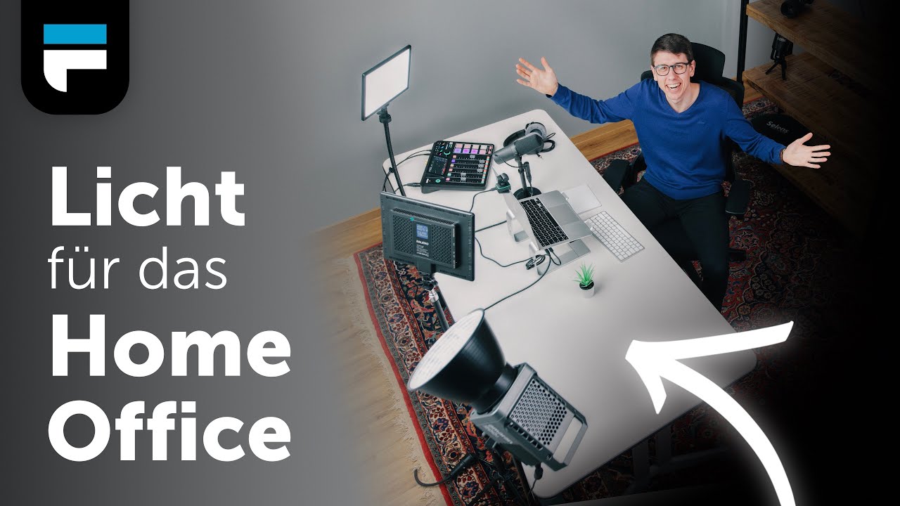 Gutes Licht für Deine Videokonferenzen – Perfekt ausgeleuchtet im HomeOffice!