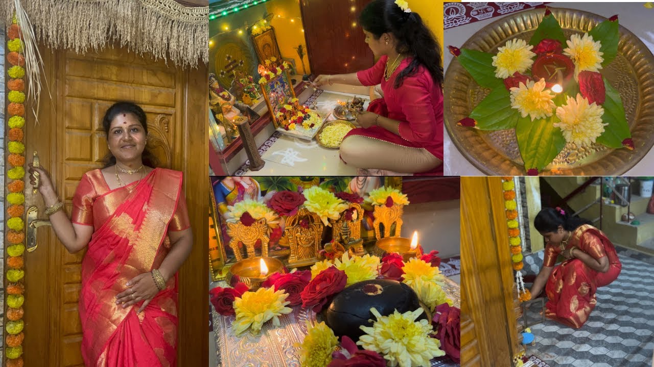 🍃 செவ்வாய் வெற்றிலை தீப வழிப்பாடு முதல் பௌர்ணமி அன்று செய்த ஶ்ரீ சத்தியநாராயண பூஜை வரை ஒரே vlog ல்