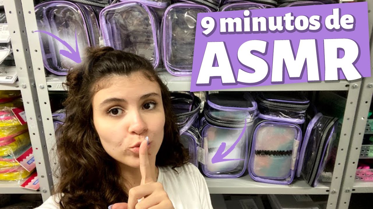 UM VÍDEO TODINHO DE ASMR DE UMA PAPELARIA ON-LINE