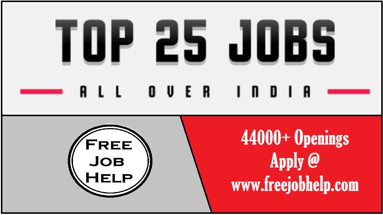 Top 25 Jobs All Over India | Active Govt Job Vacancy 2026 | Part 1