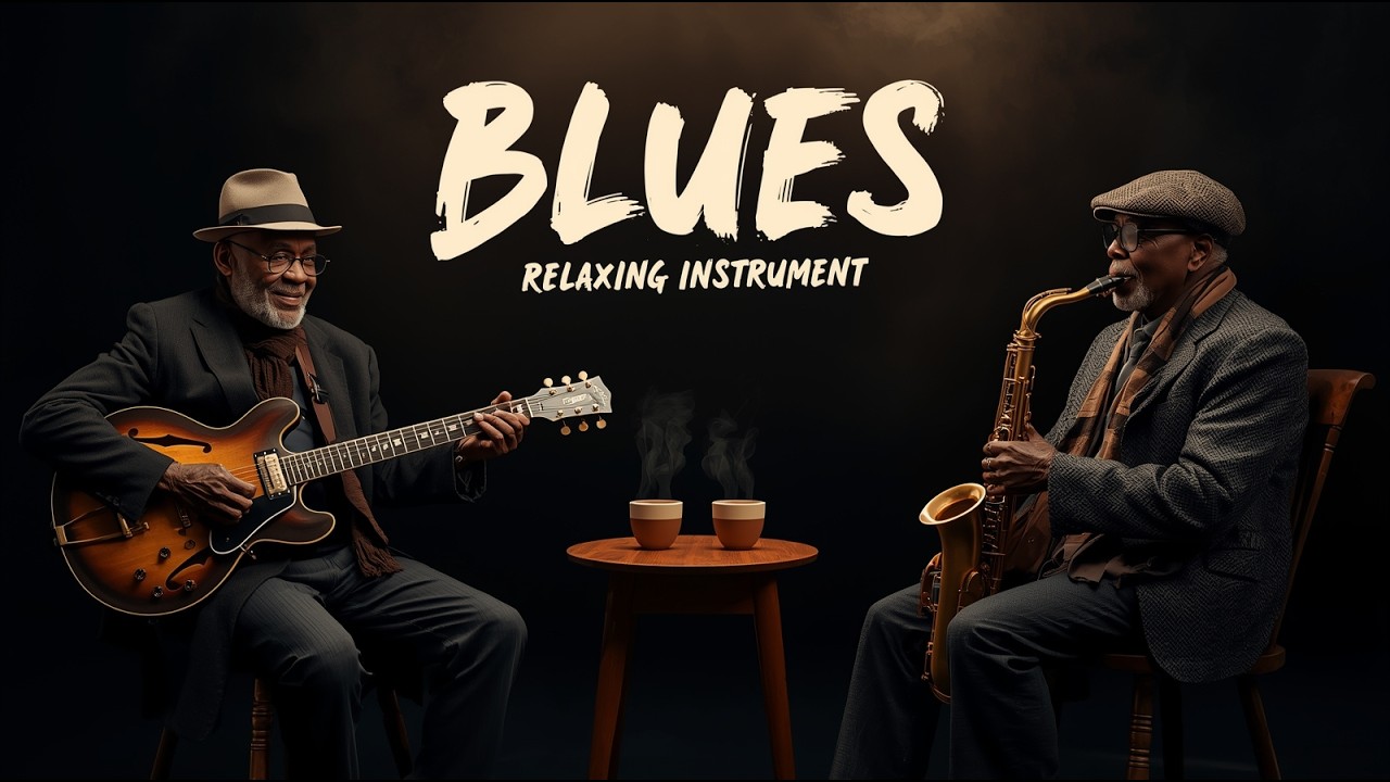 Deep Blues Therapy – Calm & Emotional Slow Guitar #448