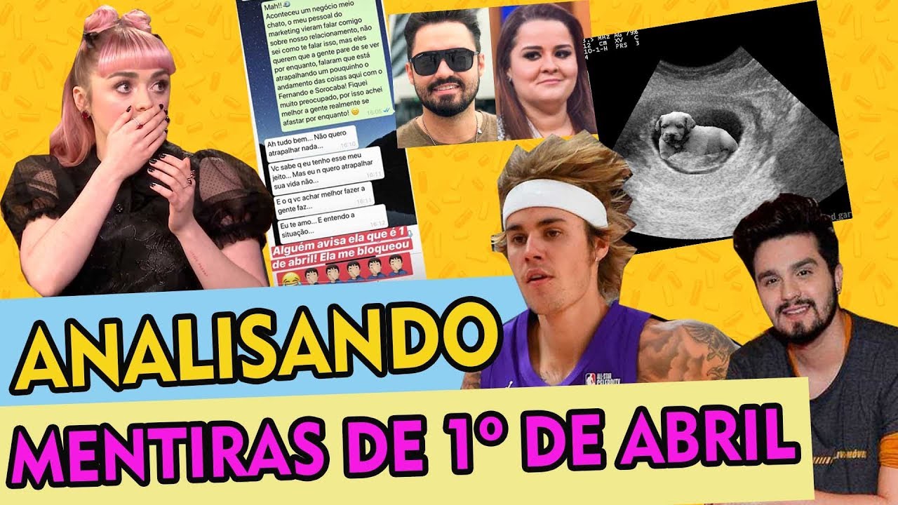 1º DE ABRIL: JUSTIN BIEBER PAI, SPOILER FAKE DE GOT, NAMORADO BLOQUEADO Ft Foquinha | Maicon Santini