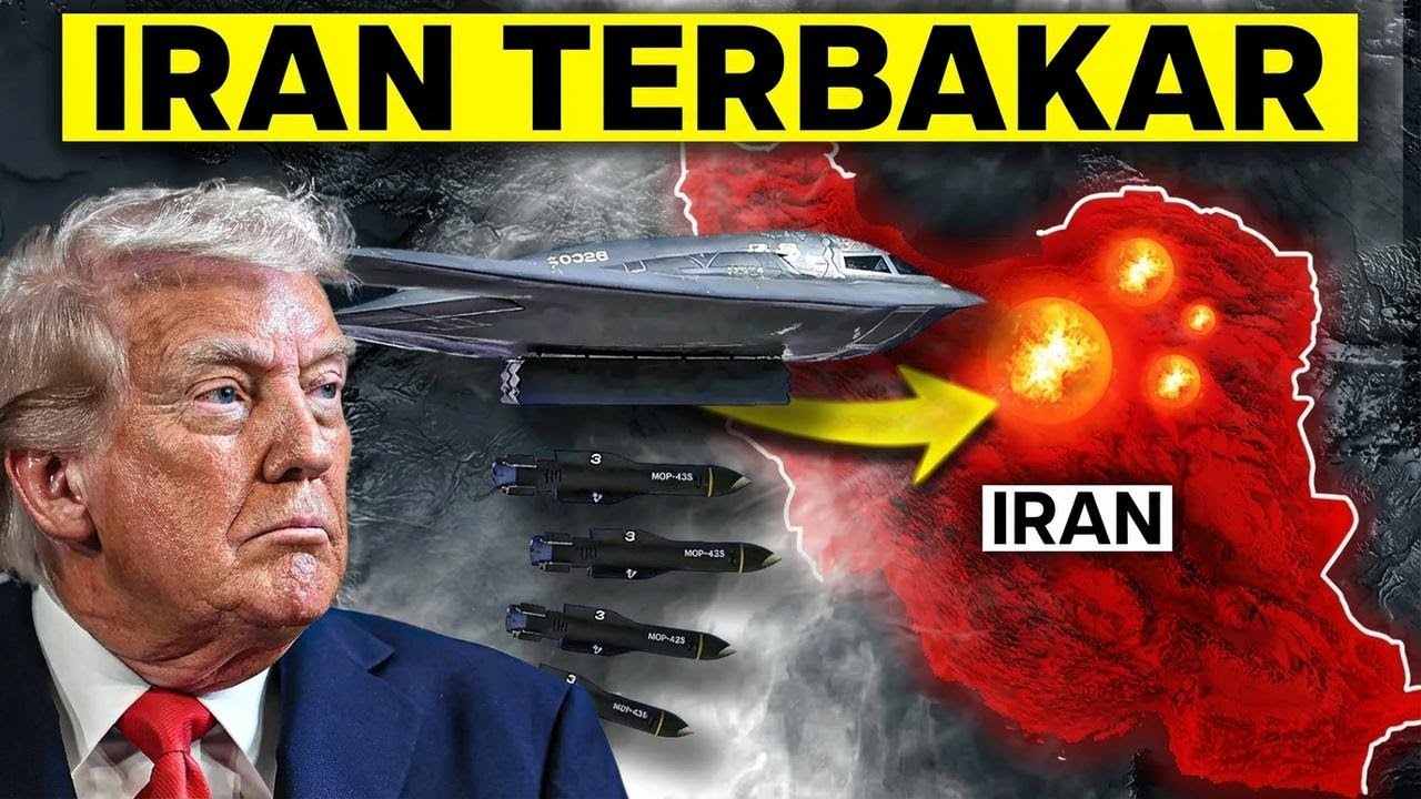 B-2 Bomber Lontar Bom Seberat 2,000lb ke Iran – Hancurkan Bunker!