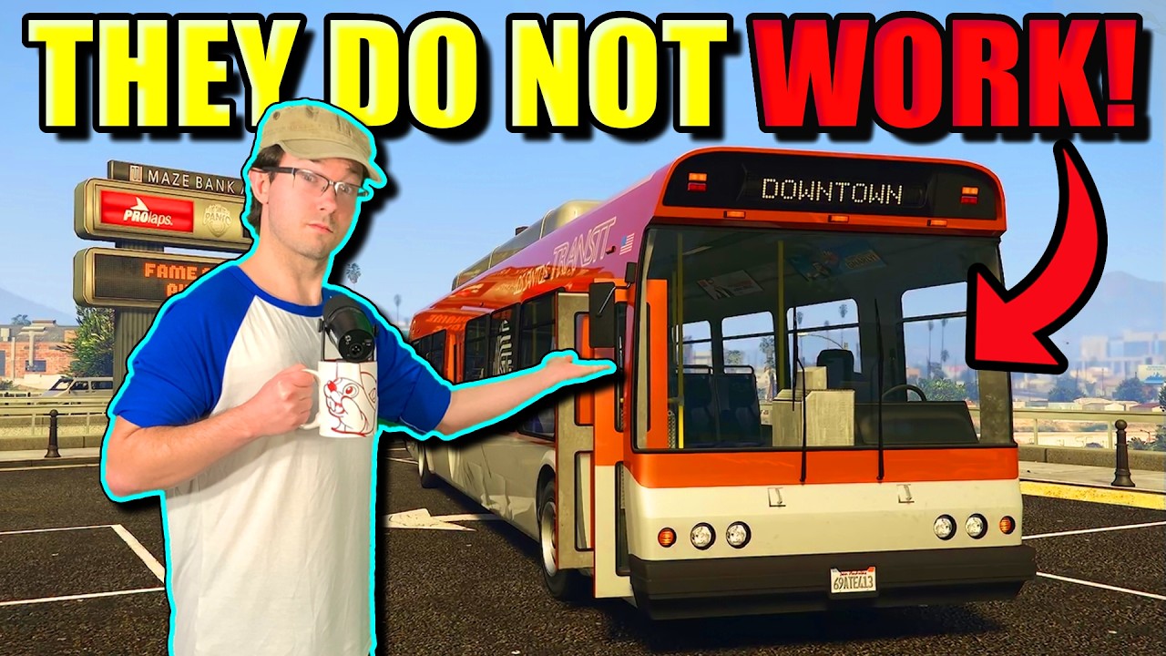 System autobusowy w GTA 5 jest całkowicie zepsuty!