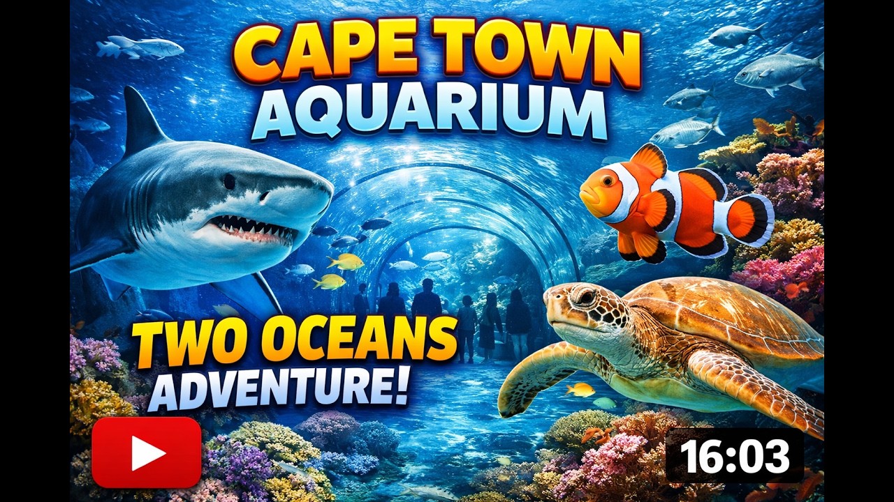 Two Oceans Aquarium Cape Town Experience | 16 Minutes of Pure Ocean Magic.