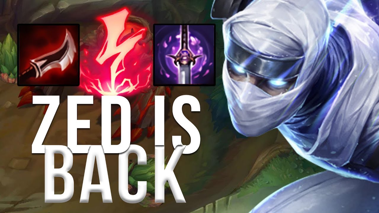 HE IS BACK! - Zed Gameplay | Patch 8.18 - League of Legends