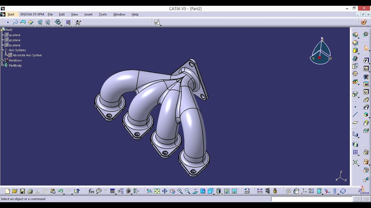 Catia Manifold Design