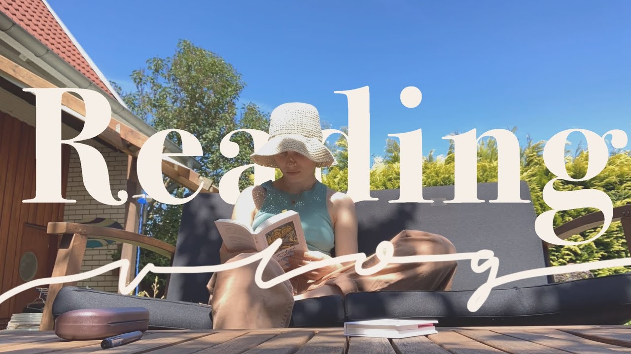 Sommerlicher Lesevlog 🌻🌿 in der Sonne lesen, Book Journal gestalten & backen