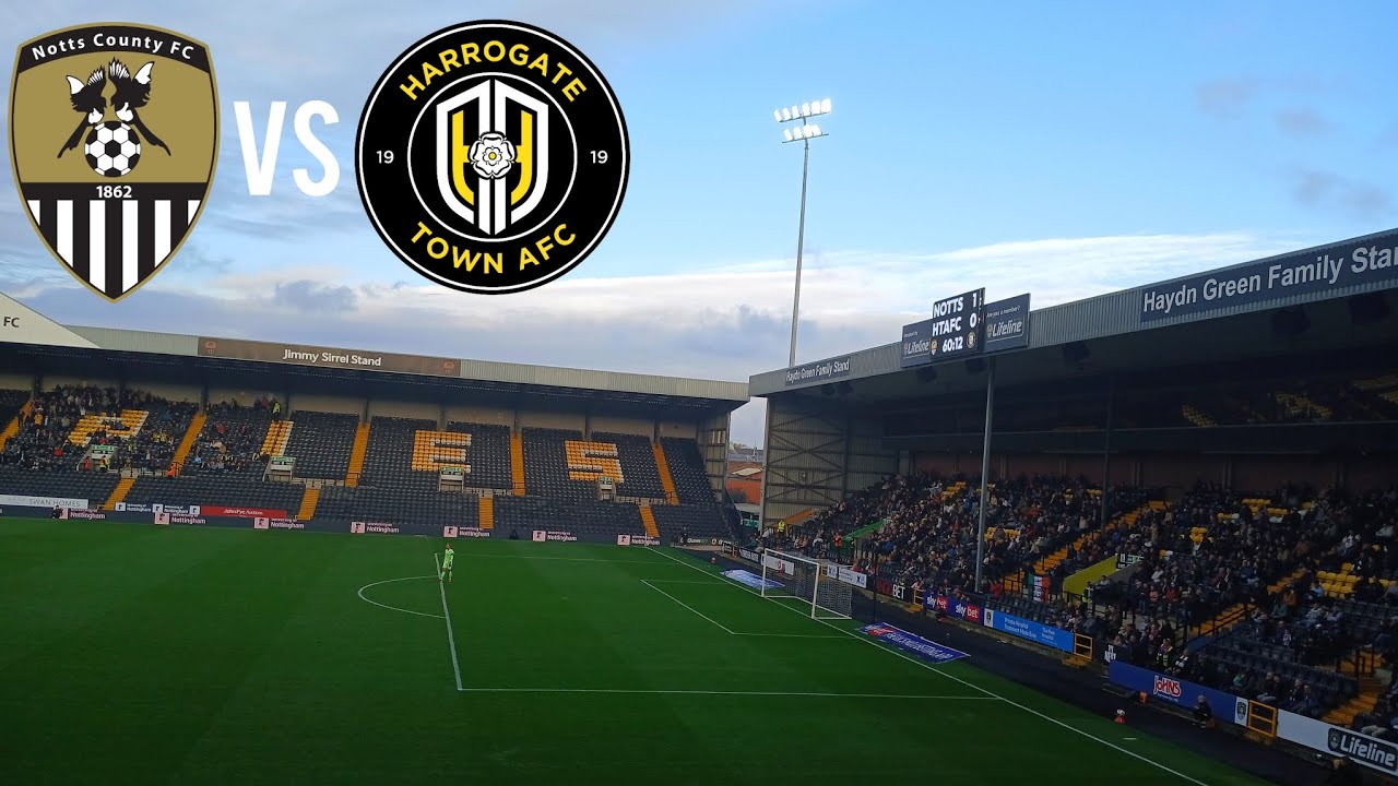 Notts WIN at Home after a Dominant display | Notts VS Harrogate Town Vlog