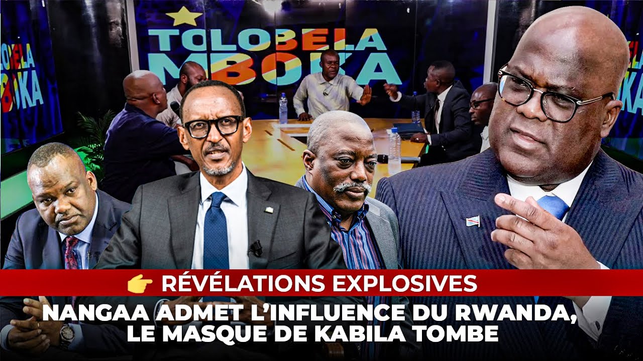 🚨 URGENT 👉 Révélations explosives : NANGAA admet l’influence du Rwanda, le masque de KABILA tombe