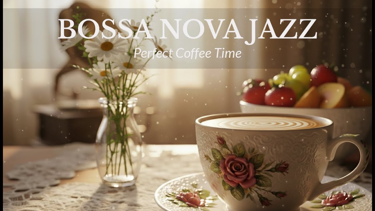 Smooth Bossa Nova 🎶 Perfect Coffee Time for Relaxing Study at the Coffee Shop