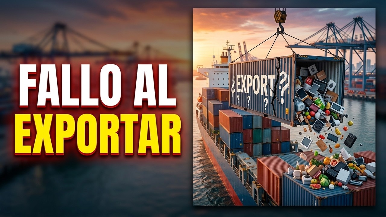 El primer error en la exportación