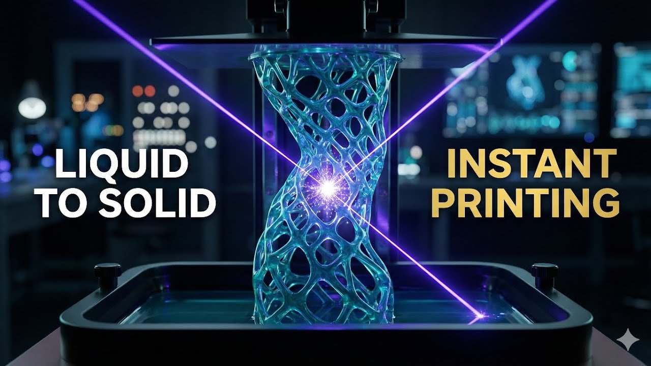 The End of Traditional Manufacturing? (Printing with Liquid & Light)