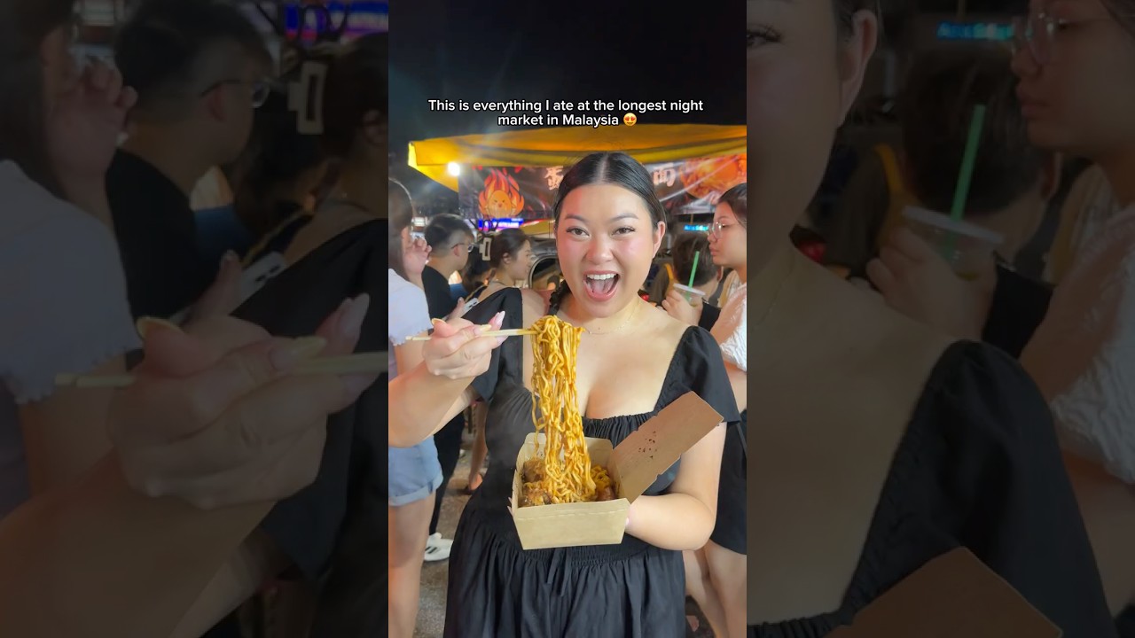 TOP 5 VIDS OF 2024: Longest night market in Malaysia 🦑🔥