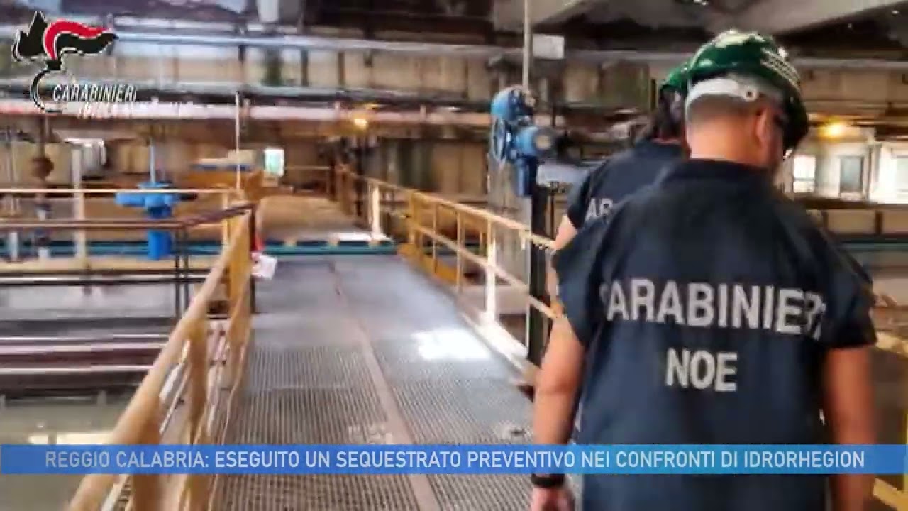 REGGIO CALABRIA ESEGUITO UN SEQUESTRATO PREVENTIVO NEI CONFRONTI DI IDRORHEGION