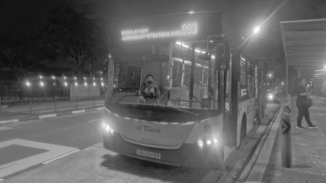 (Retired,Farewell,Last Bus)SBS Transit Bus Service 993 Scania K230UB Euro IV Batch 2 SBS8413R 
