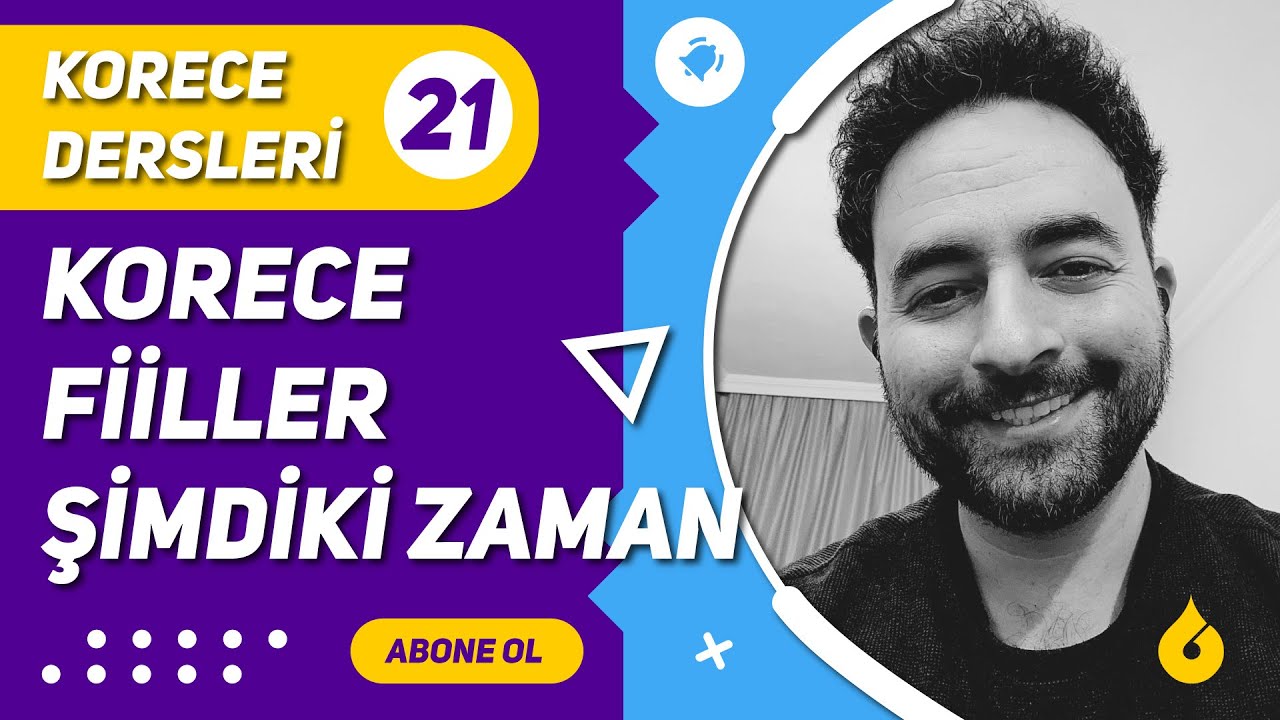 🇰🇷 Korece Dersi 21/60: Korece fiiller geniş ve şimdiki zaman ㅂ니다 / 습니다