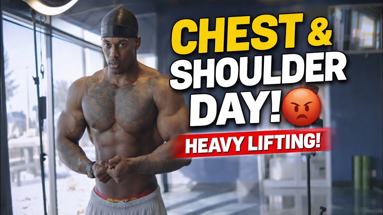 ROAD TO STAGE 96 DAYS OUT... HEAVY CHEST PROGRESSIVE OVERLOAD!